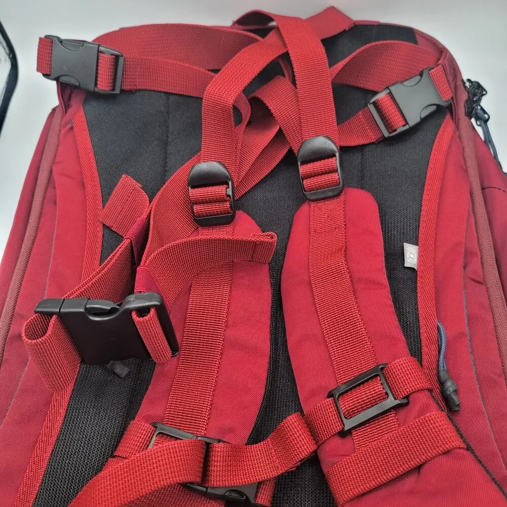 Hynes Eagle Red Travel Backpack Carry On 44L Laptop Bag New With Tags